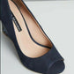 NINA ARMANDO Rachel Navy Suede Genuine Evening Formal Shoes AU 6 EU 37 - Australian Empire Shop