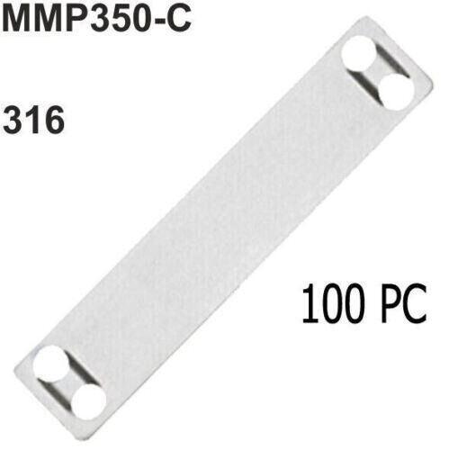 Panduit MMP350-C Cable Markers TIES Plate Wire Labels 316 STAINLESS STEEL 100pic - Australian Empire Shop