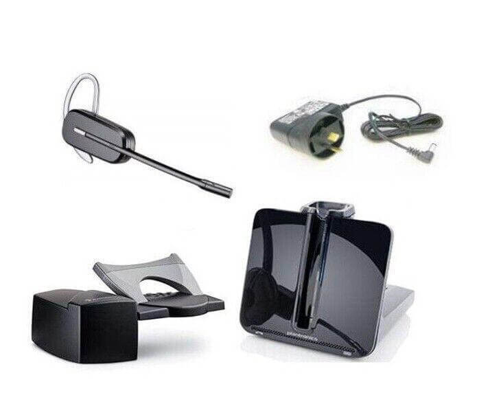 Plantronics CS540A Convertible Wireless Headset C054A Dect System 3 Mo ...