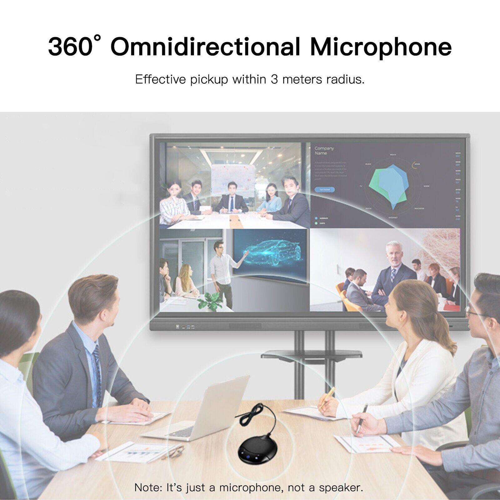 Portable USB Conference Microphone 360° Omnidirectional Condenser Mic with U9P7 - Australian Empire Shop