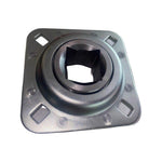 Square flange mount bearing metal disc replacement part for agricultural equipment