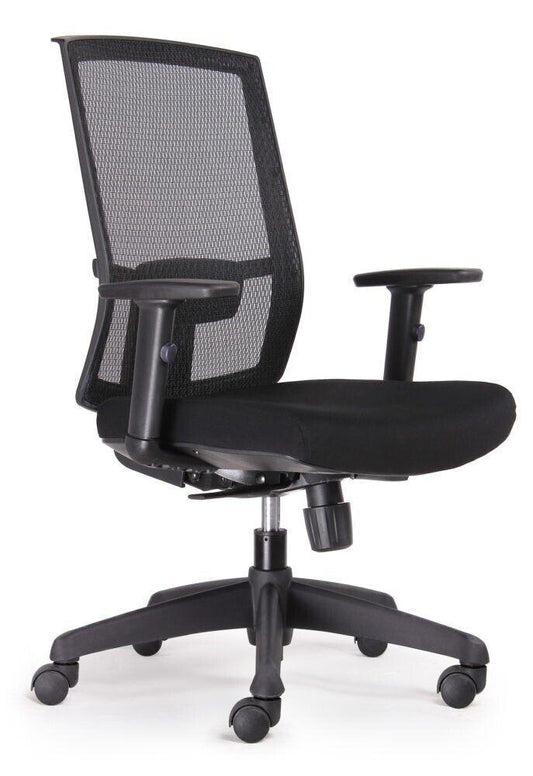 Rapidline Ergonomic Kal Black Promesh Mesh High Back Task Chair office work - Australian Empire Shop