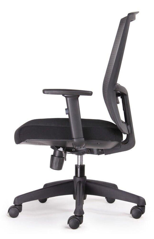 Rapidline Ergonomic Kal Black Promesh Mesh High Back Task Chair office work - Australian Empire Shop