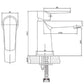 Raymor Alpha Basin Mixer Chrome 4Star Cartridge, Paddle Handle, Fixed Spout, - Australian Empire Shop