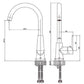 Raymor Alpha Sink Mixer Chrome 4Star Swivel Spout, Paddle Handle ...
