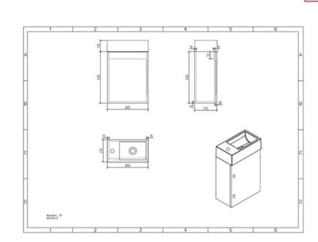 Raymor Austin Wall Hung Vanity w/Overflow White 1TH - Australian Empire Shop