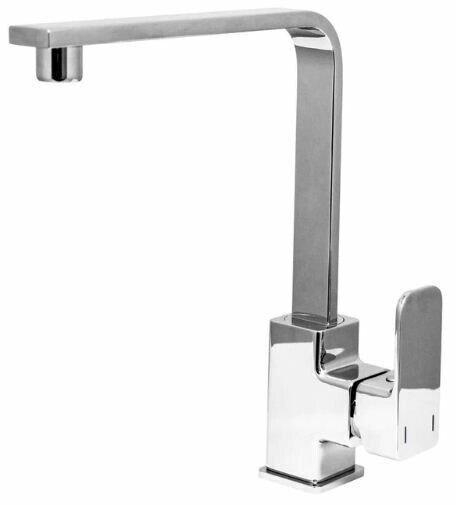 Raymor Sigma Square Neck Sink Mixer Chrome 5Star Square Neck, Paddle Handle - Australian Empire Shop