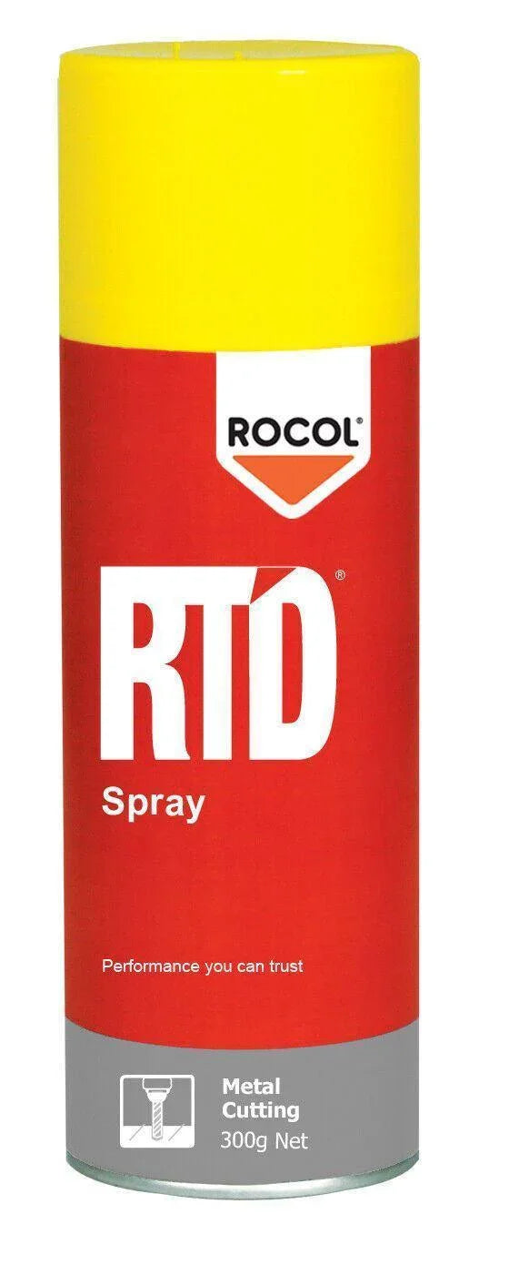 RTD metal cutting lubricant spray can, 300g, for reaming, tapping, drilling applications.
