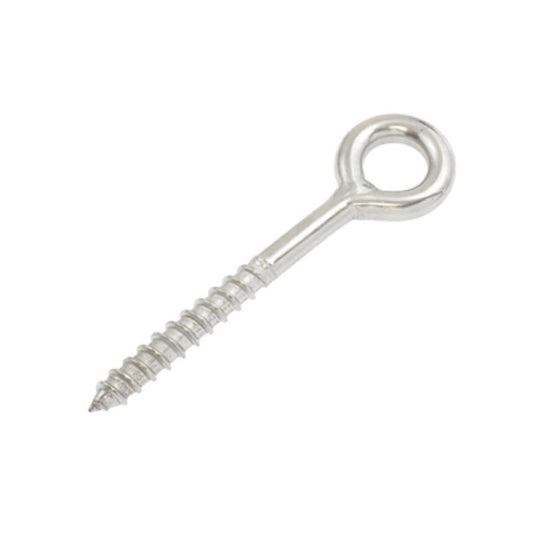 S7143-10080 - ProRig M10 x 80mm Welded Screw Eye 316 Grade Stainless Steel - Australian Empire Shop