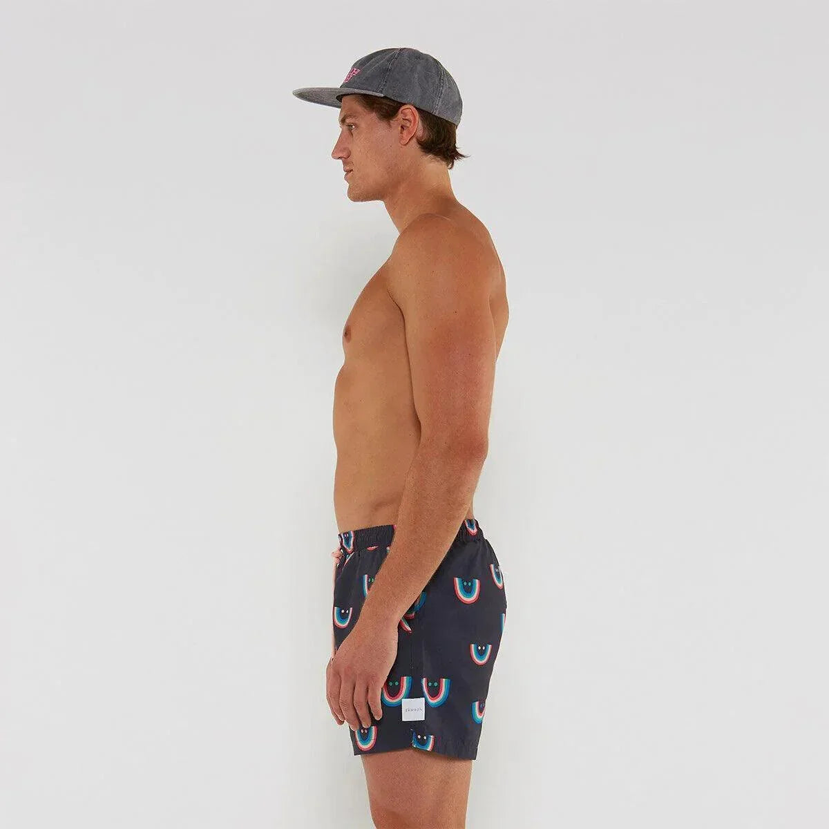 Skwosh Club MEN’S Shorts Smile More Swim Short High Quality - Australian Empire Shop
