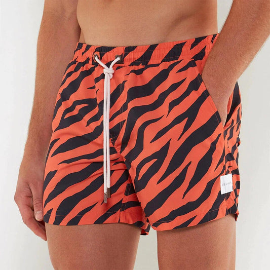 Skwosh Club MEN’S Shorts TIGER KING Smile Swim Short High Quality - Australian Empire Shop