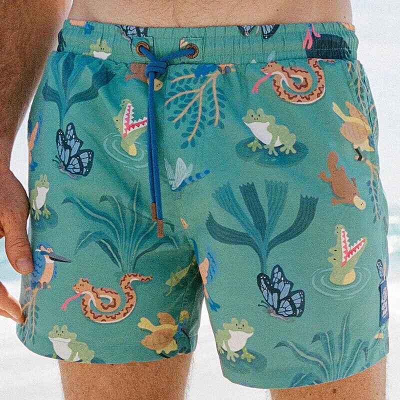 Skwosh Club MENS Shorts Daintree Rainforest Swim Short High Quality - Australian Empire Shop