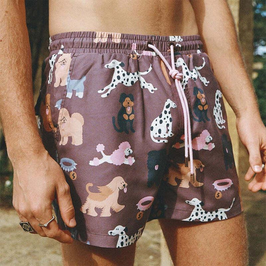 Skwosh Club MENS Shorts The Dog Show Swim Short High Quality - Australian Empire Shop