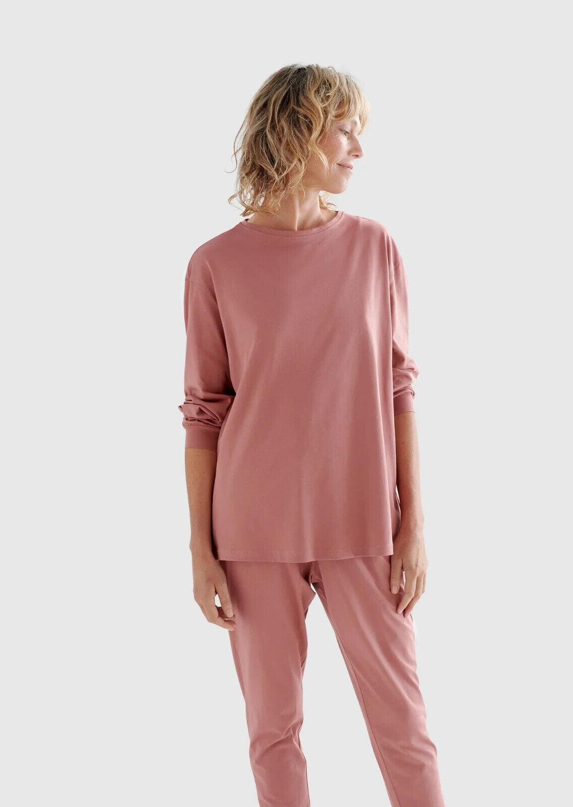 sleepwear set Long Sleeve Tshirt Loose, pant Pyjama Set Made Turky 100% Cotton - Australian Empire Shop