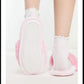 slipper twisted fluffy slippers in pink white , navy Soft hand feel 260mm - Australian Empire Shop