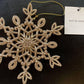 SNOWFLAKES STAR ROSEGOLD Ornament Sculpture Christmas tree pendant - Australian Empire Shop