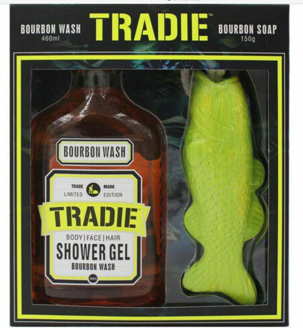 TRADIE - Bourbon Shower Gel & Bourbon Soap 460ML - 150g Soap - Australian Empire Shop