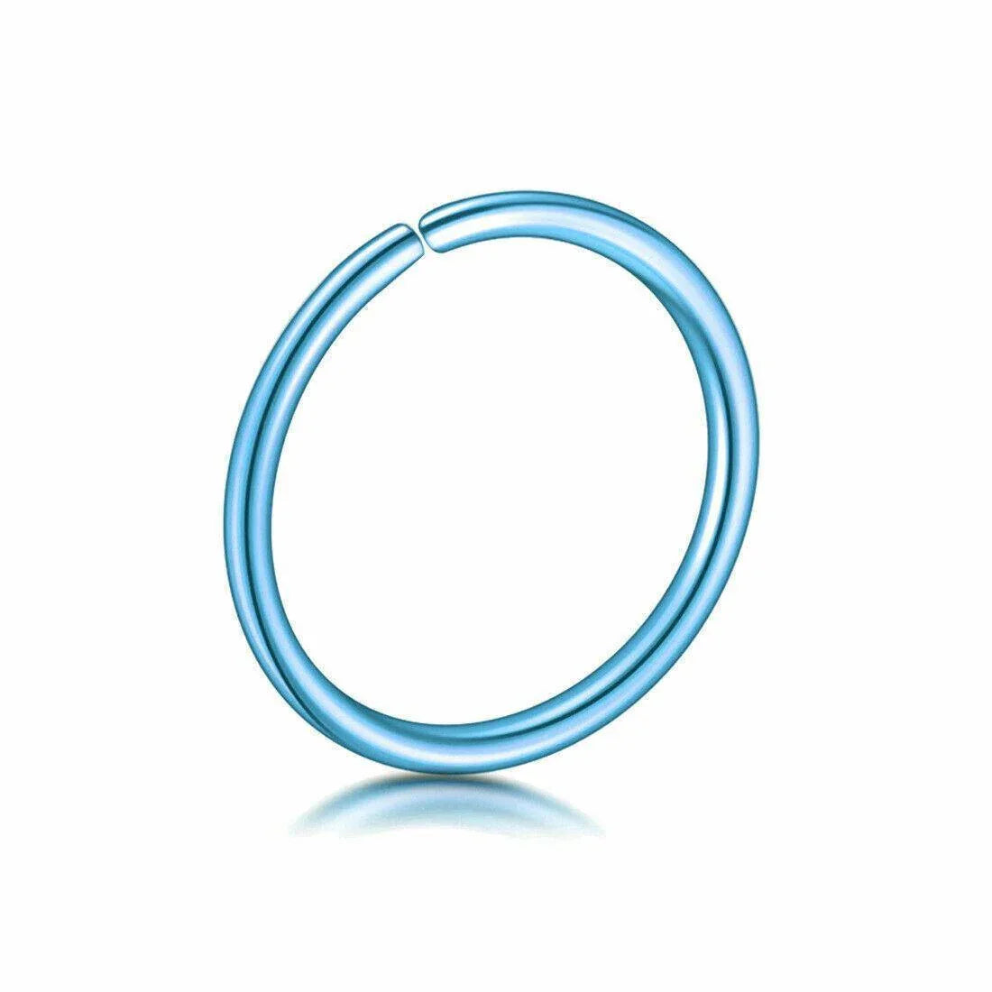 Unisex Small Fake Nose Ring Ear Lip Body Piercing Jewellery Silver Gold Black AU - Australian Empire Shop