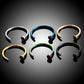 Unisex Small Fake Nose Ring Ear Lip Body Piercing Jewellery Silver Gold Black - Australian Empire Shop